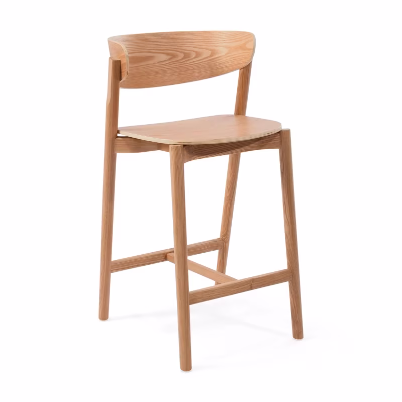 Tabouret haute en frêne naturel - Notorius