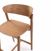 Tabouret haute en frêne naturel - Notorius