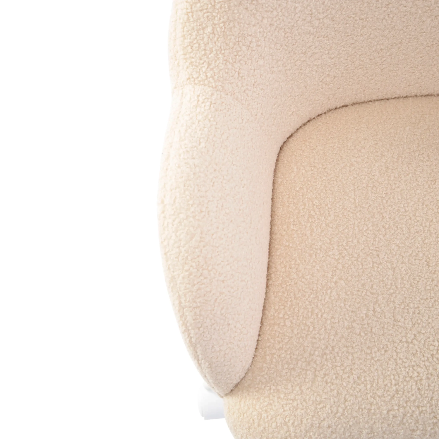 Sedia da ufficio bouclé regolabile in altezza - Notorius