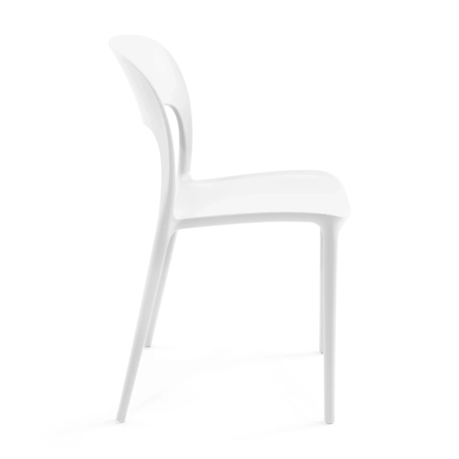 Silla apilable de polipropileno para exterior - Pavilon