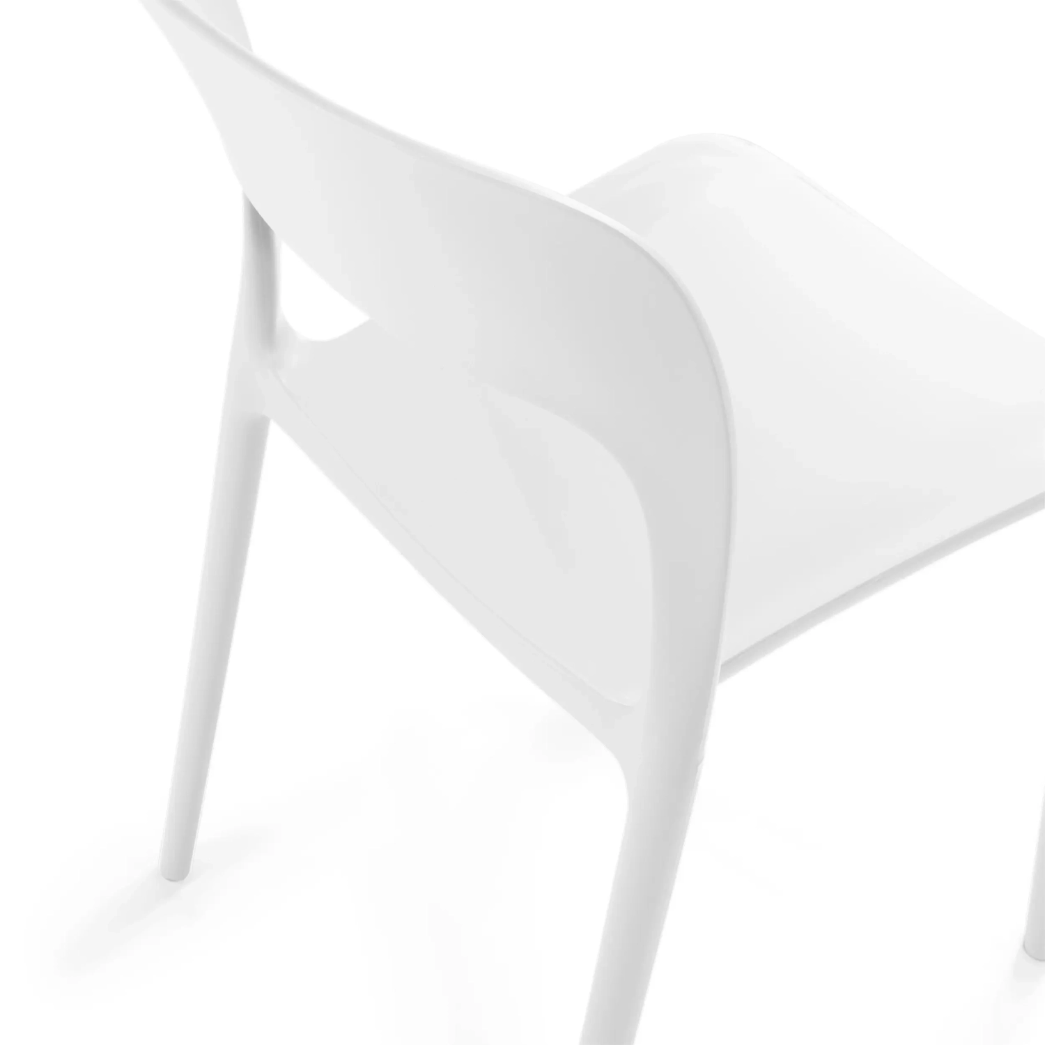 Silla apilable de polipropileno para exterior - Pavilon