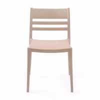 Chaise empilable en polypropylène pour usage extérieur - Creta