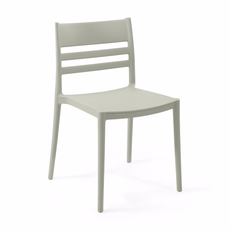 Chaise empilable en polypropylène pour usage extérieur - Creta