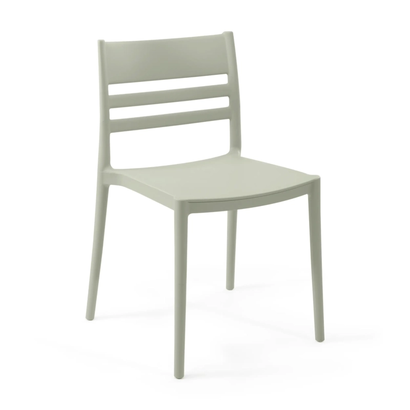 Stackable polypropylene chair suitable for outdoor use - Creta