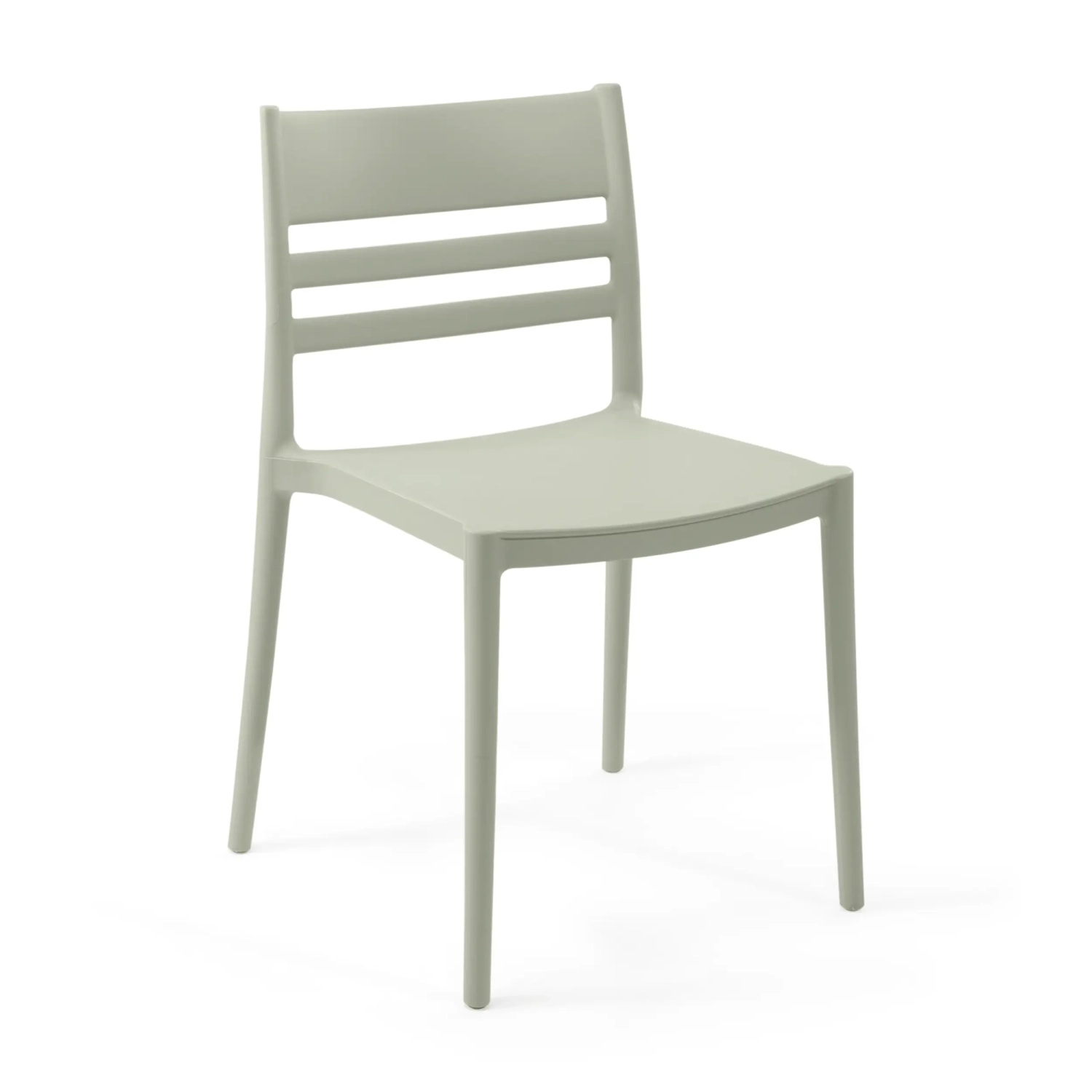 Stackable polypropylene chair suitable for outdoor use - Creta