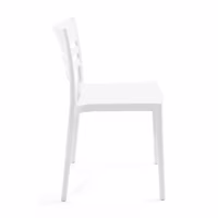Chaise empilable en polypropylène pour usage extérieur - Creta