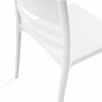 Chaise empilable en polypropylène pour usage extérieur - Creta