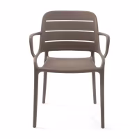 Chaise d'extérieur empilable en polypropylène - Sunset