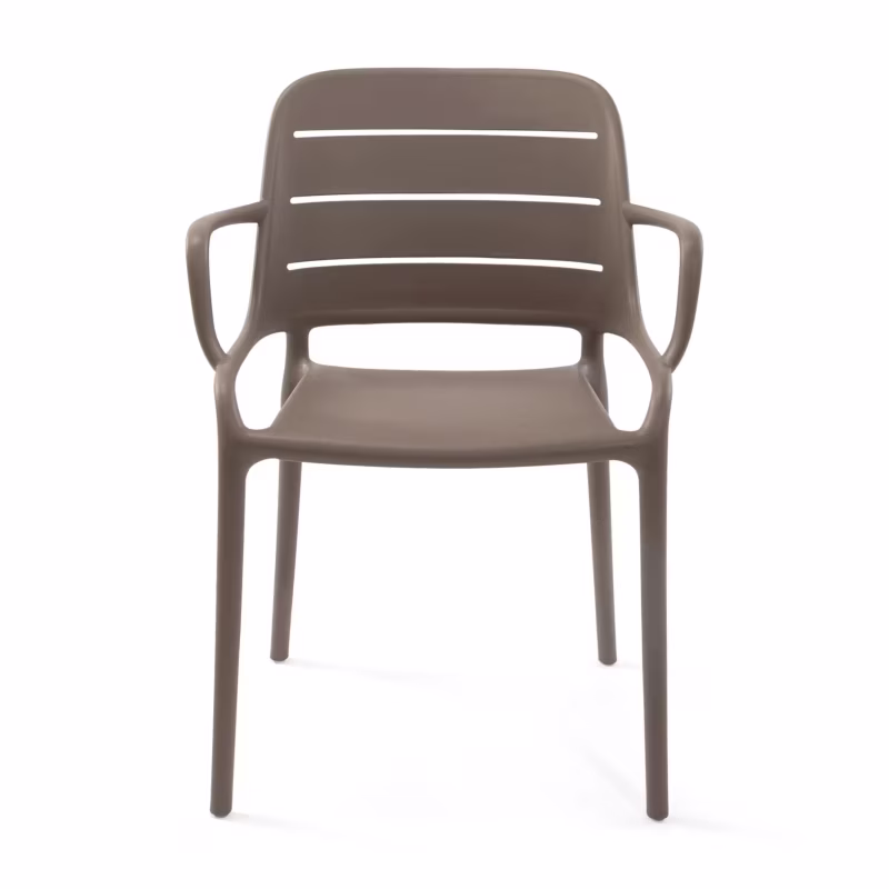 Chaise d'extérieur empilable en polypropylène - Sunset