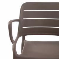 Chaise d'extérieur empilable en polypropylène - Sunset