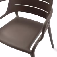 Chaise d'extérieur empilable en polypropylène - Sunset