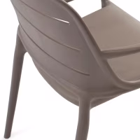 Chaise d'extérieur empilable en polypropylène - Sunset