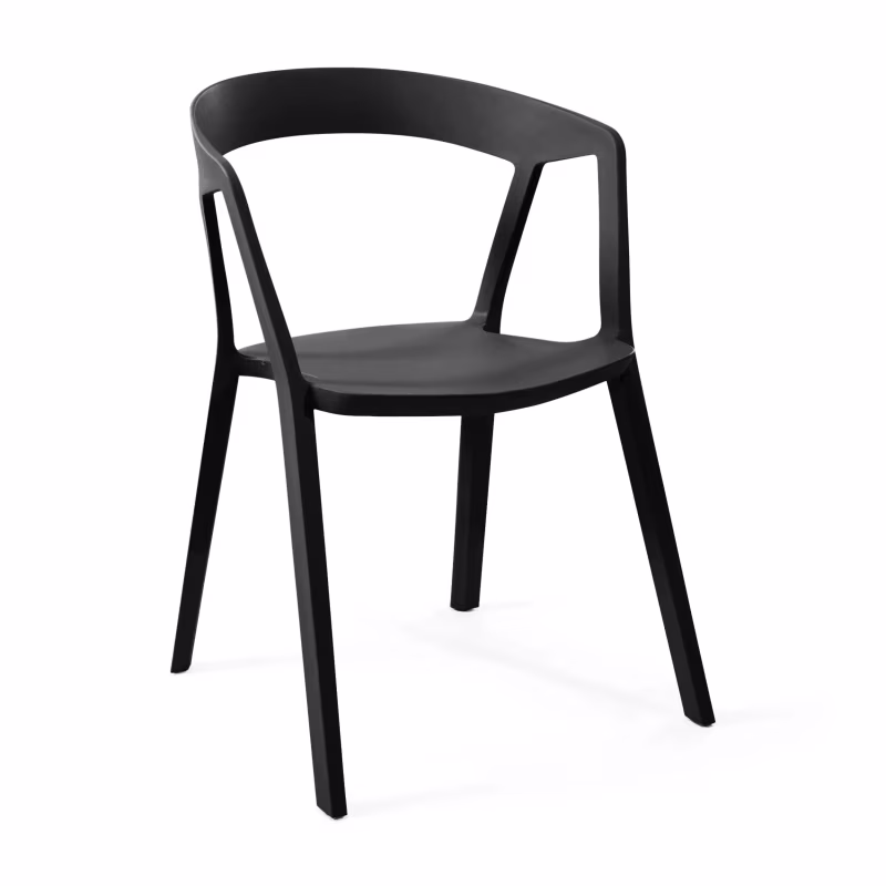 Chaise de salle à manger et d'extérieur empilable - Krilen