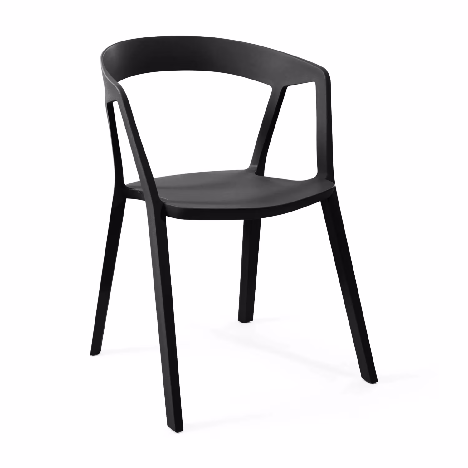 Chaise de salle à manger et d'extérieur empilable - Krilen