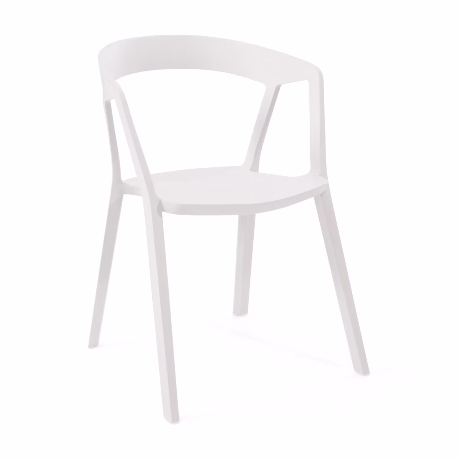 Chaise de salle à manger et d'extérieur empilable - Krilen
