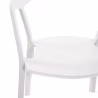 Chaise de salle à manger et d'extérieur empilable - Krilen