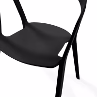 Chaise de salle à manger et d'extérieur empilable - Krilen
