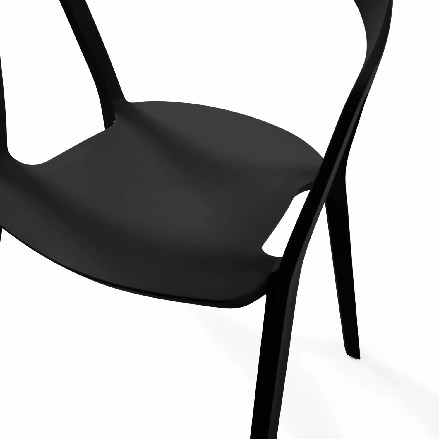 Chaise de salle à manger et d'extérieur empilable - Krilen