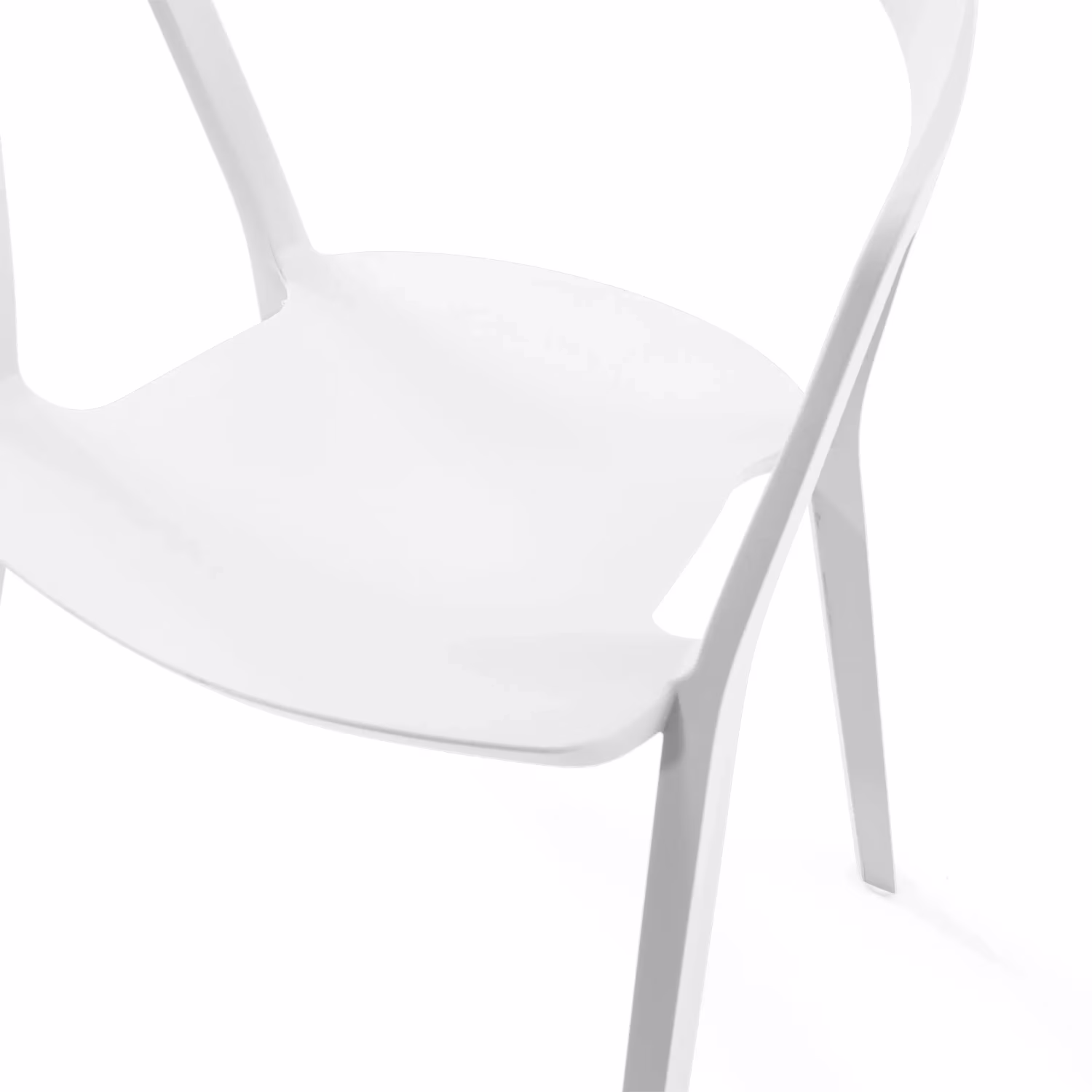 Chaise de salle à manger et d'extérieur empilable - Krilen