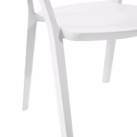 Chaise de salle à manger et d'extérieur empilable - Krilen