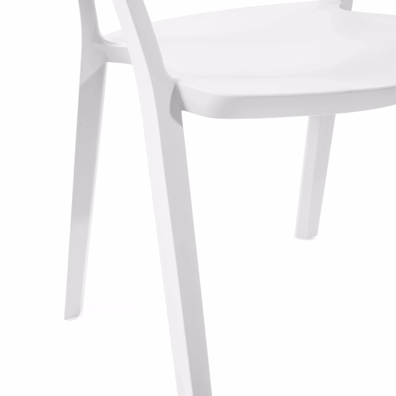 Chaise de salle à manger et d'extérieur empilable - Krilen