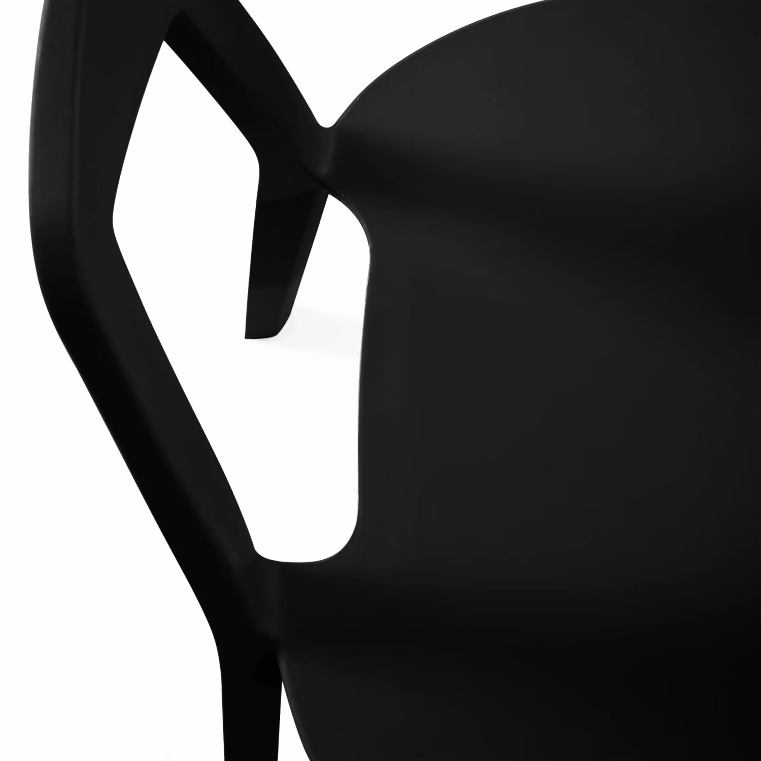 Chaise de salle à manger et d'extérieur empilable - Krilen