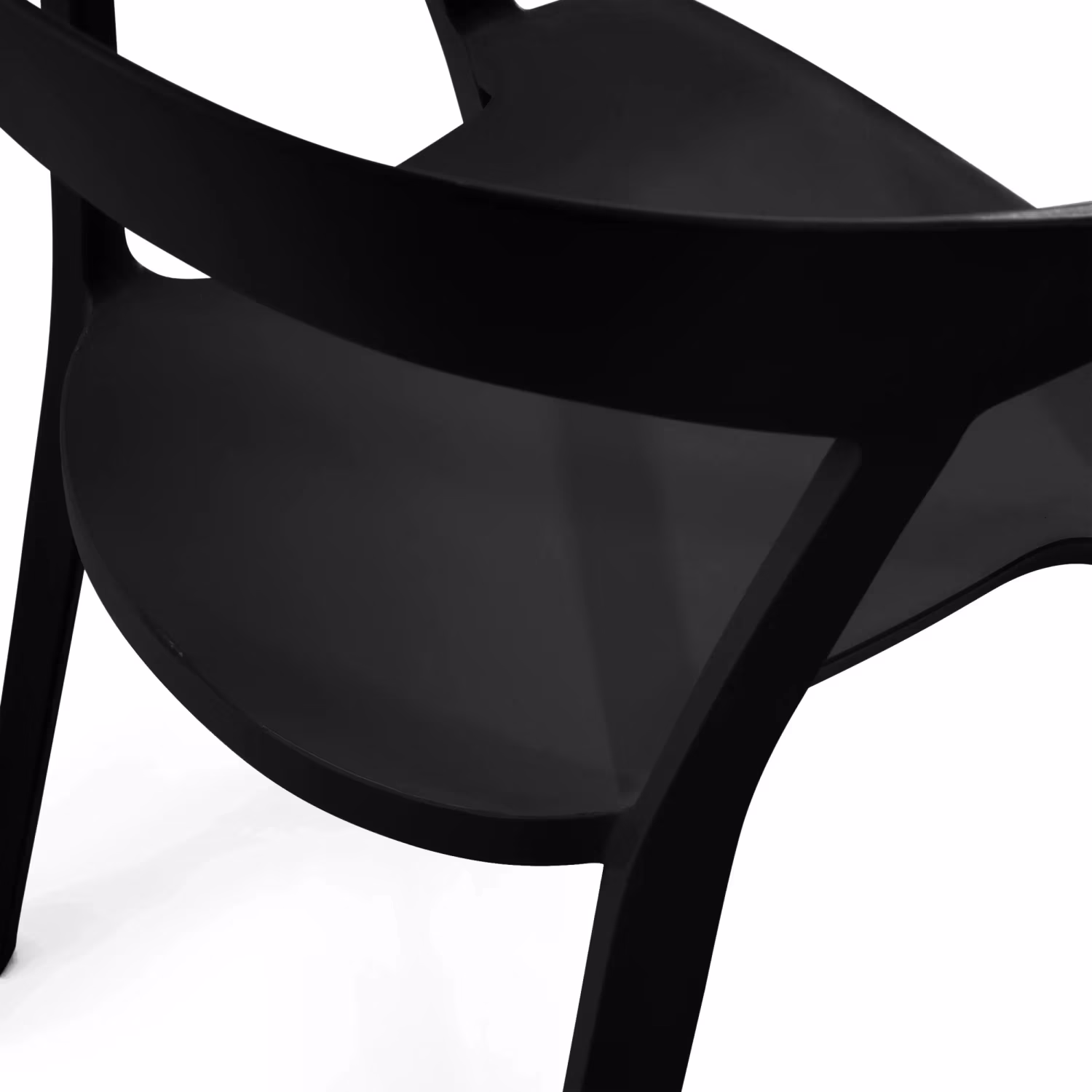 Chaise de salle à manger et d'extérieur empilable - Krilen