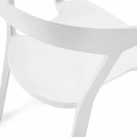 Chaise de salle à manger et d'extérieur empilable - Krilen