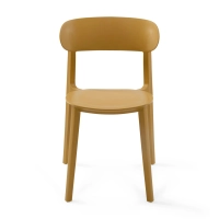 Stackable polypropylene design chair - Sun