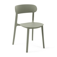 Stackable polypropylene design chair - Sun