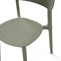 Stapelbare designstoel van polypropyleen - Sun