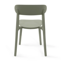 Stackable polypropylene design chair - Sun