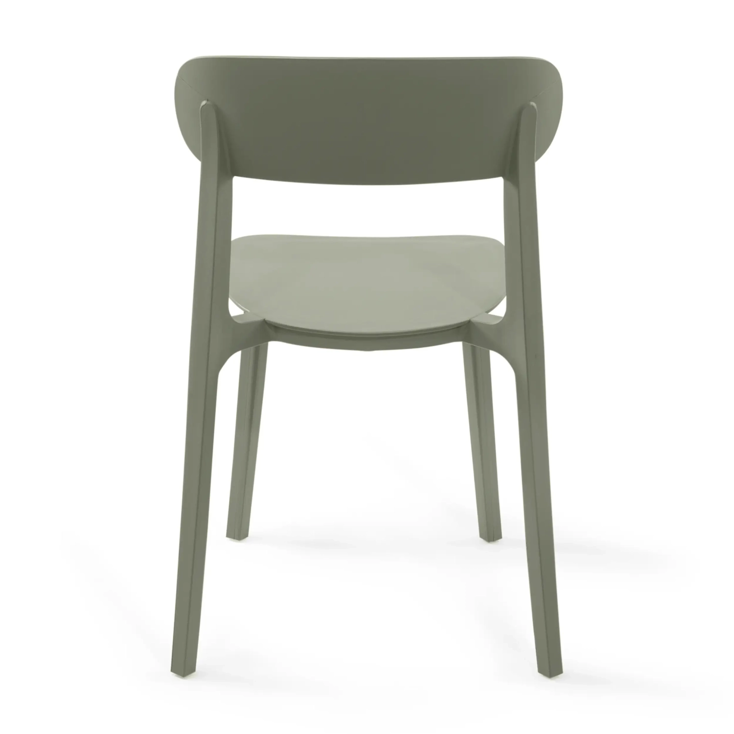 Stackable polypropylene design chair - Sun