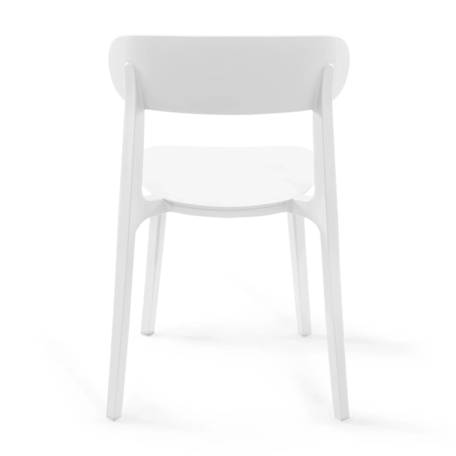 Stackable polypropylene design chair - Sun