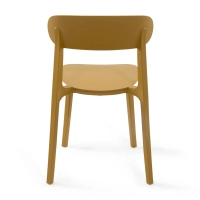 Stackable polypropylene design chair - Sun