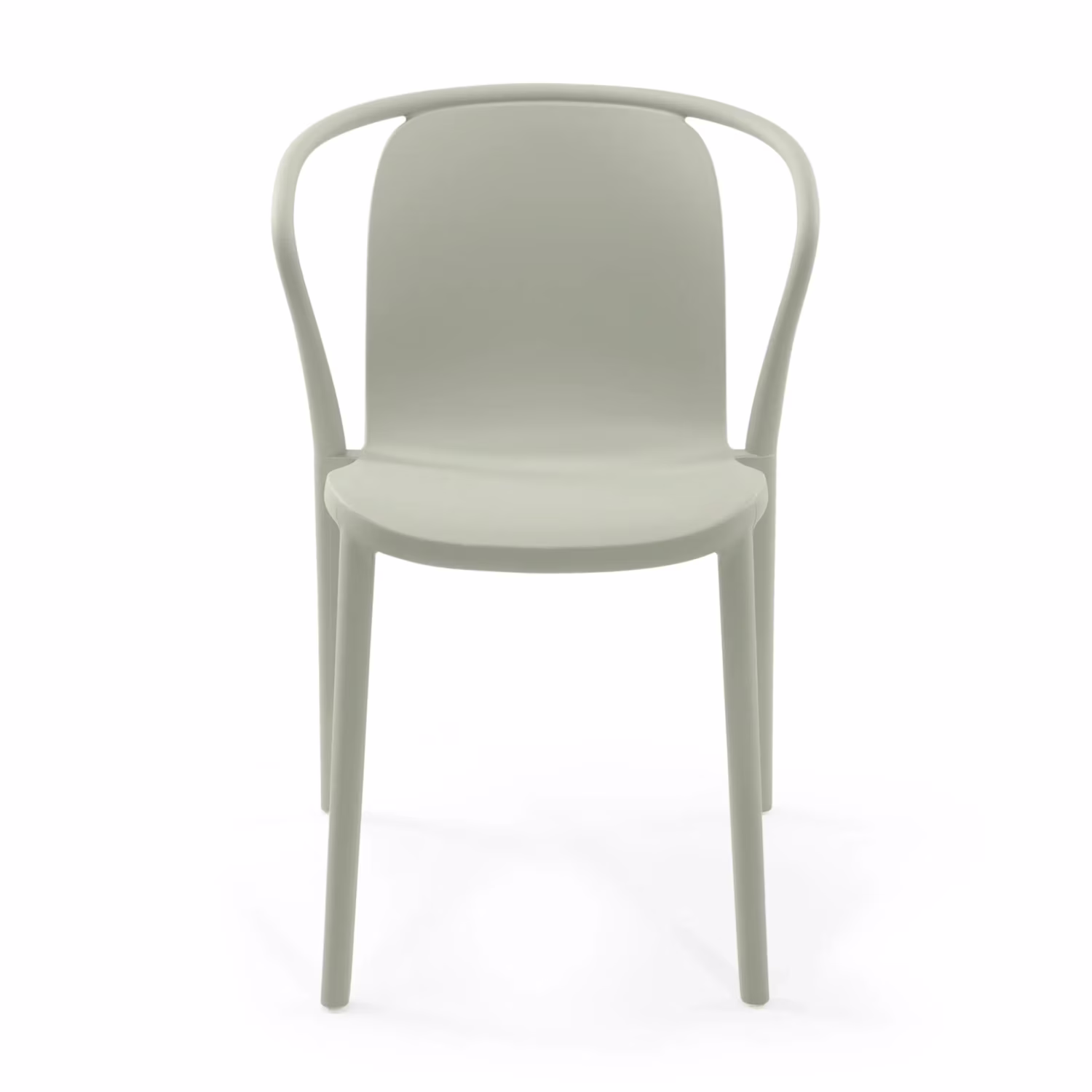 Chaise empilable avec accoudoirs pour l'intérieur et l'extérieur - Pierre