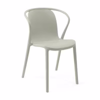 Chaise empilable avec accoudoirs pour l'intérieur et l'extérieur - Pierre