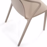 Chaise empilable avec accoudoirs pour l'intérieur et l'extérieur - Pierre