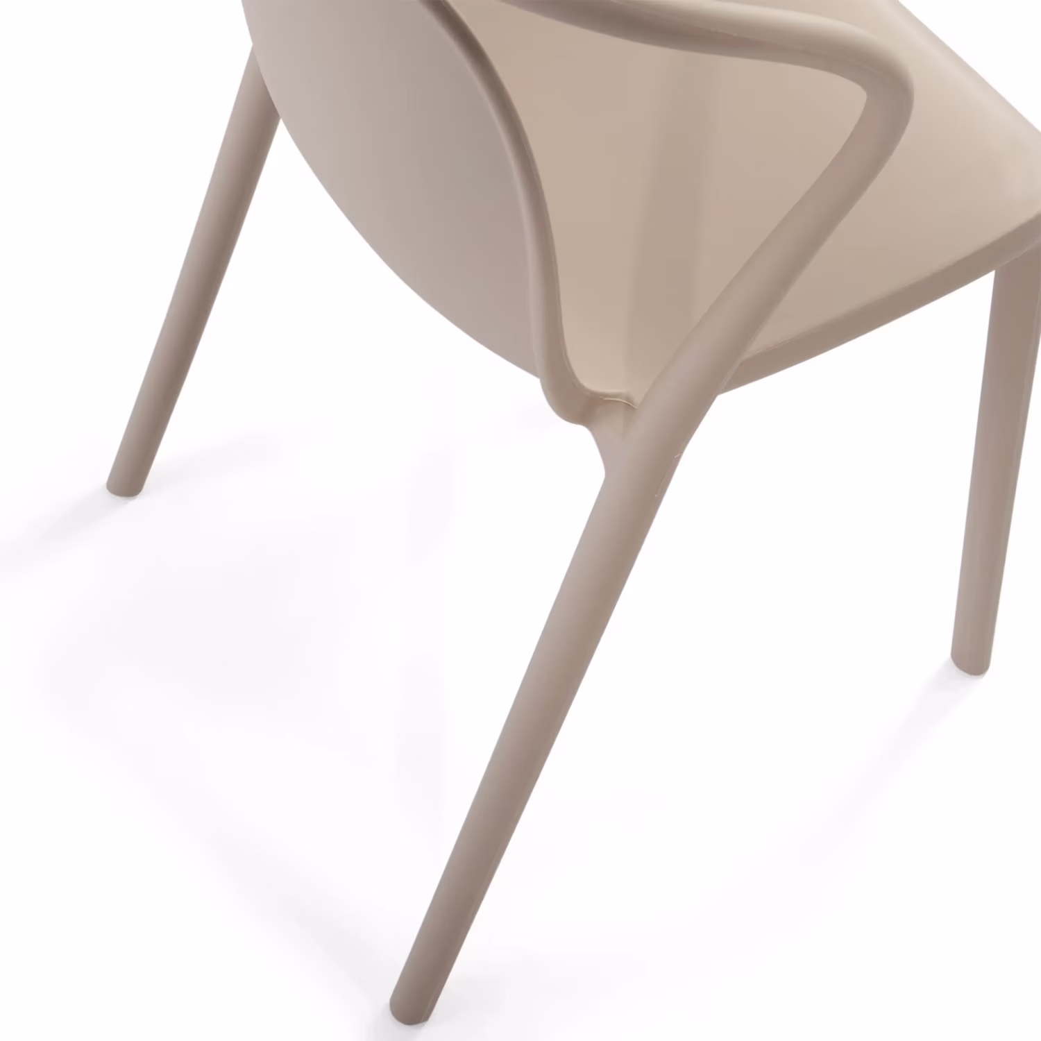 Chaise empilable avec accoudoirs pour l'intérieur et l'extérieur - Pierre