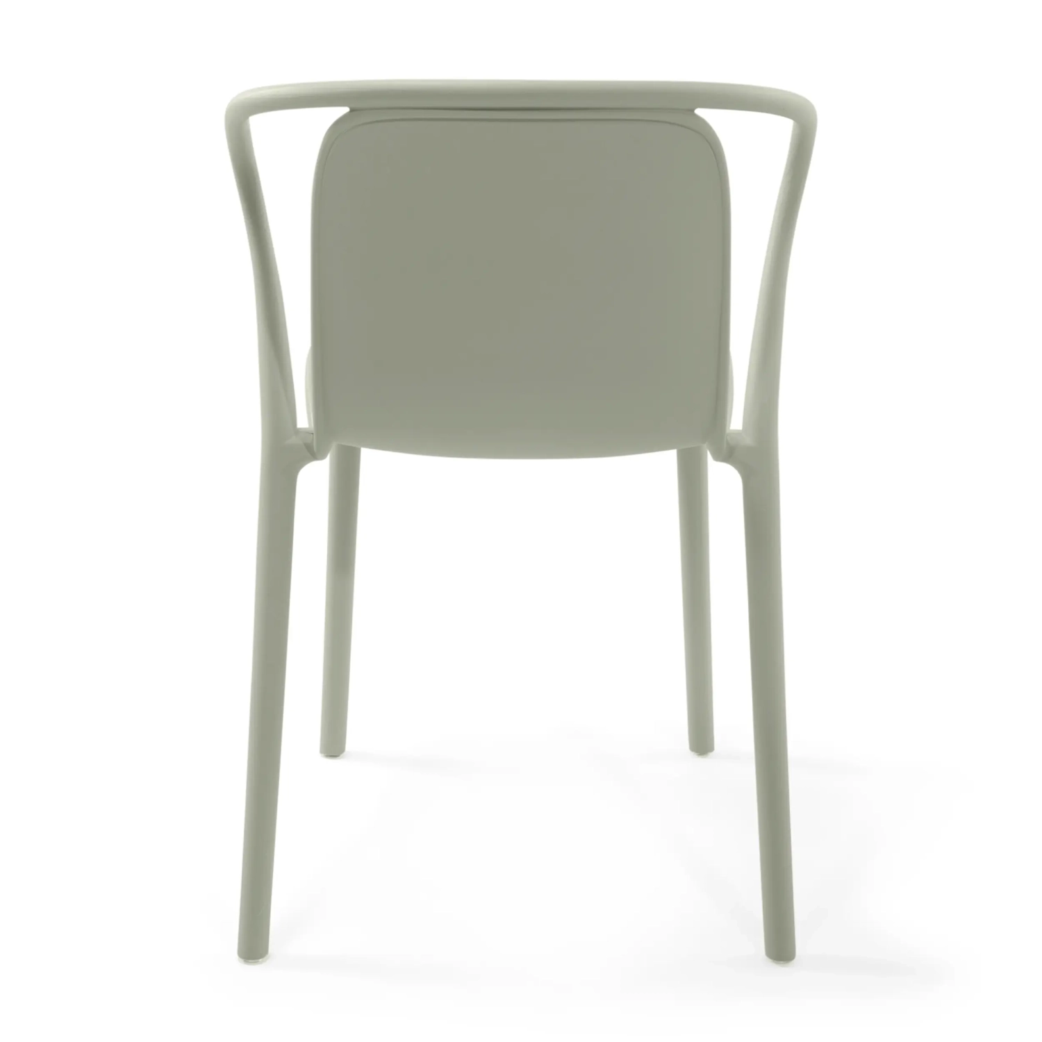 Silla apilable con reposabrazos para interior y exterior - Pierre