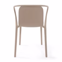 Chaise empilable avec accoudoirs pour l'intérieur et l'extérieur - Pierre
