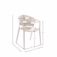 Chaise design pour l'intérieur et l'extérieur - Alpstone