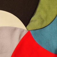 Copricuscino per sedia Tulip Copricuscino per sedia in cotone: lavabile e con chiusura a velcro