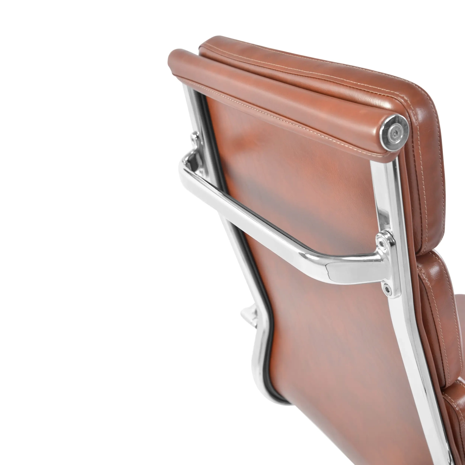Modern office chair upholstered in eco-leather : Comfort and professional style