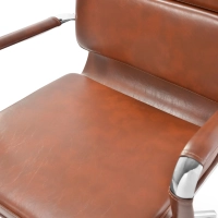 Chaise de bureau moderne recouverte de similicuir | Confort et style professionnel