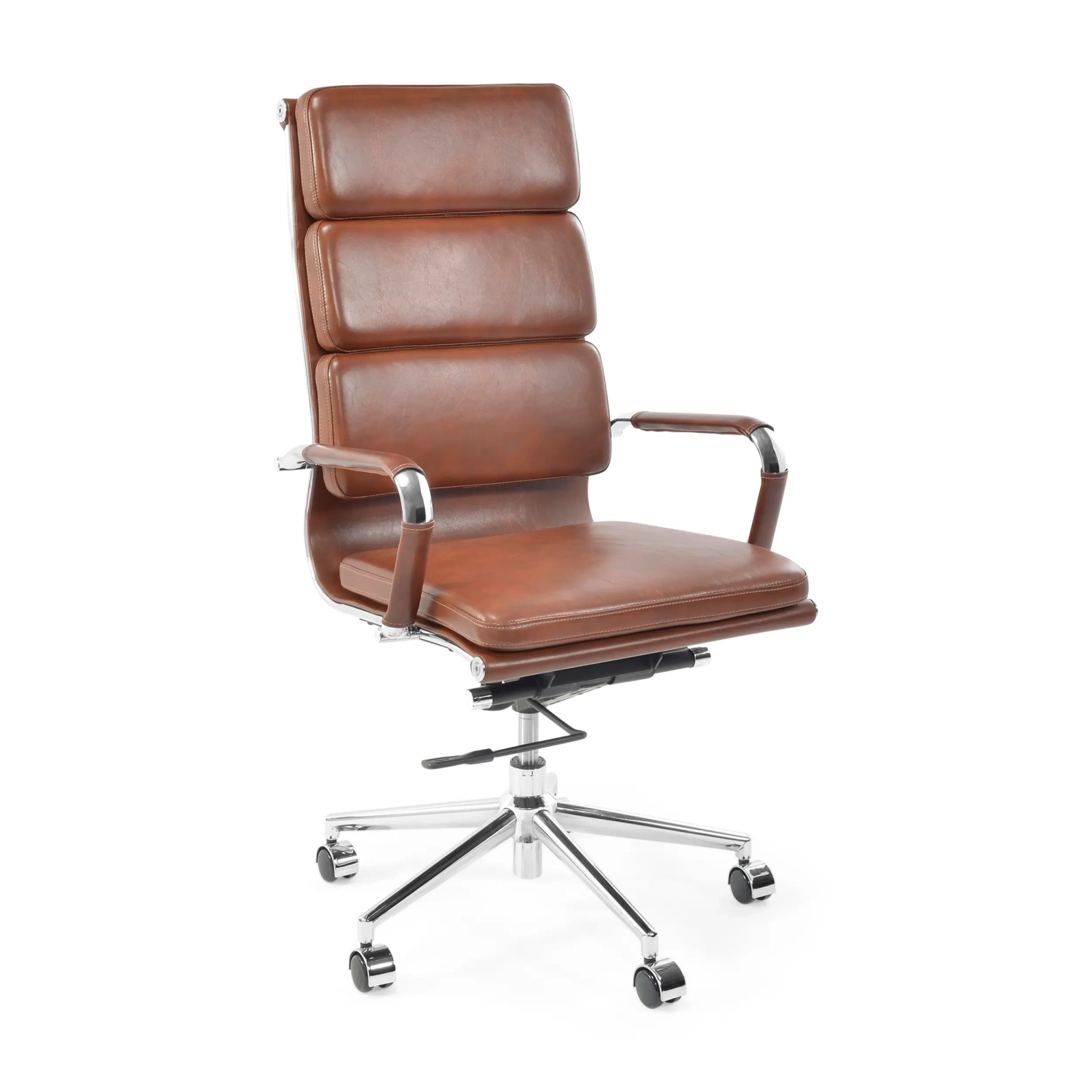 Chaise de bureau moderne recouverte de similicuir | Confort et style professionnel