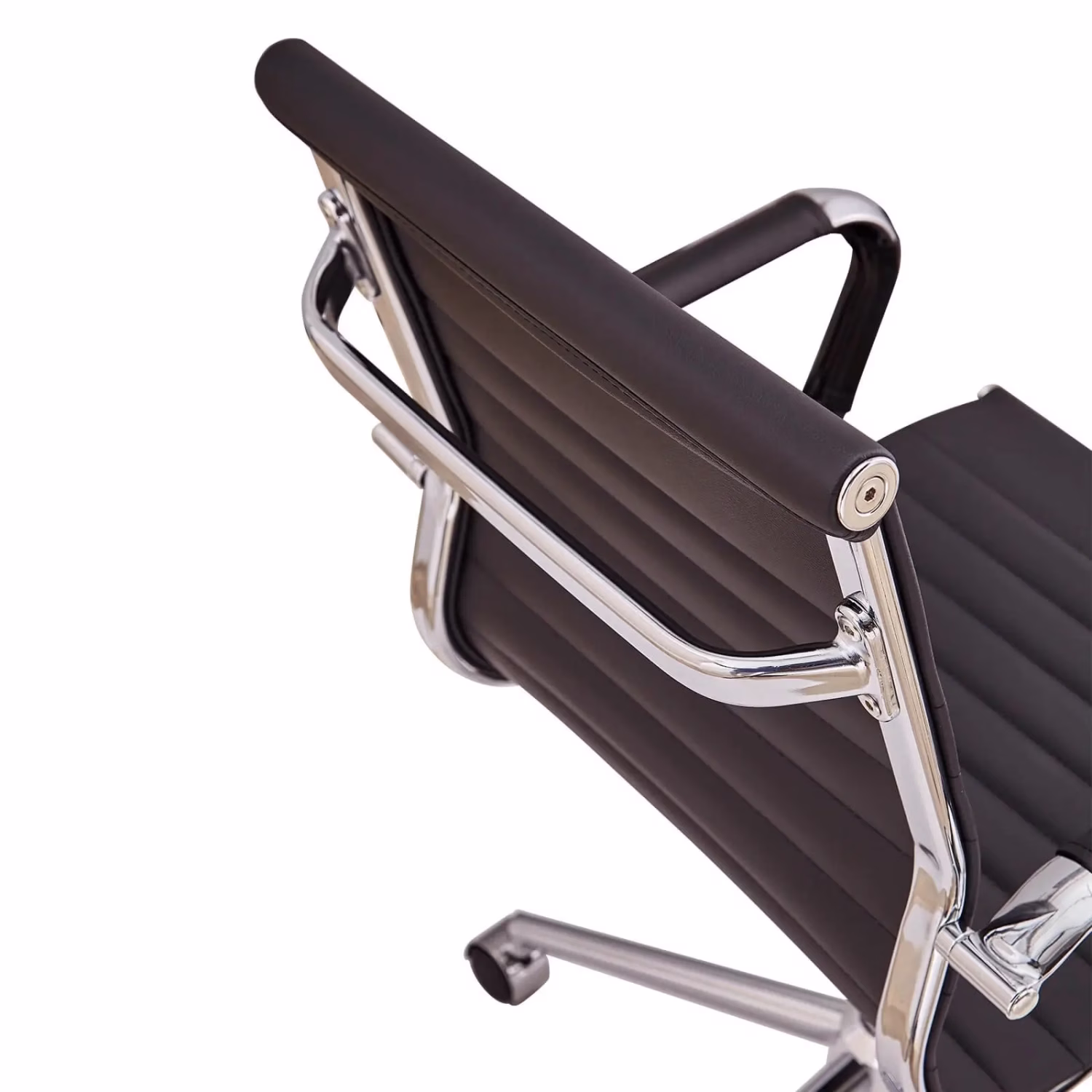 Chaise de bureau en cuir italien à dossier bas Task | Style & Comfort