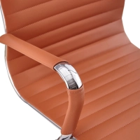 Task Hochlehner Bürostuhl aus italienischem Leder | Ergonomie & Professioneller Stil