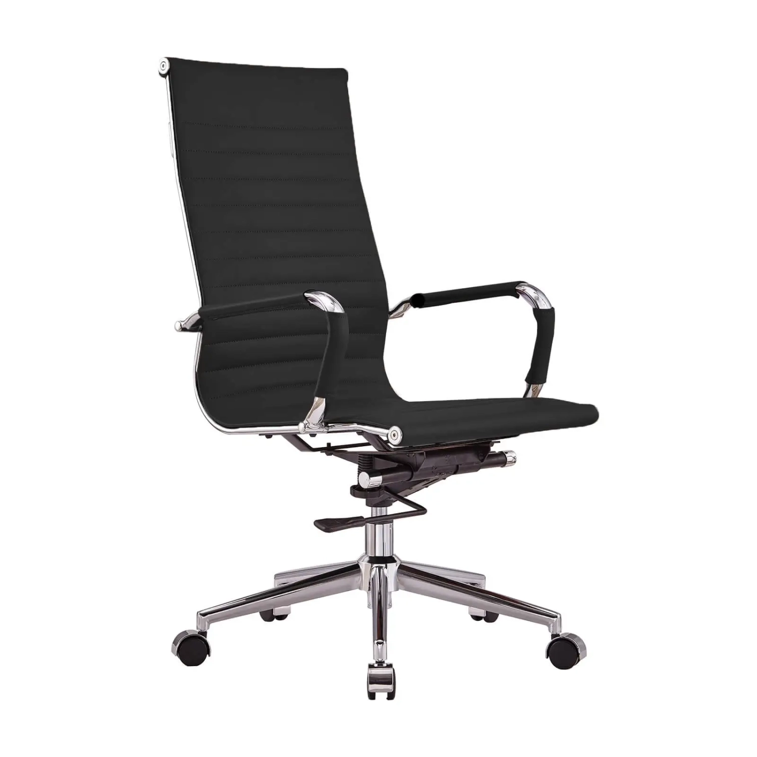 Task High-Back Italian Leather Office Chair | Ergonomics & Professional Style