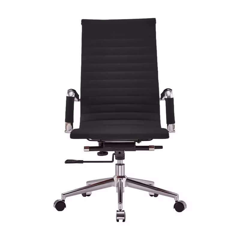 Task Kontorsstol i italienskt läder med hög rygg | Ergonomi och professionell stil